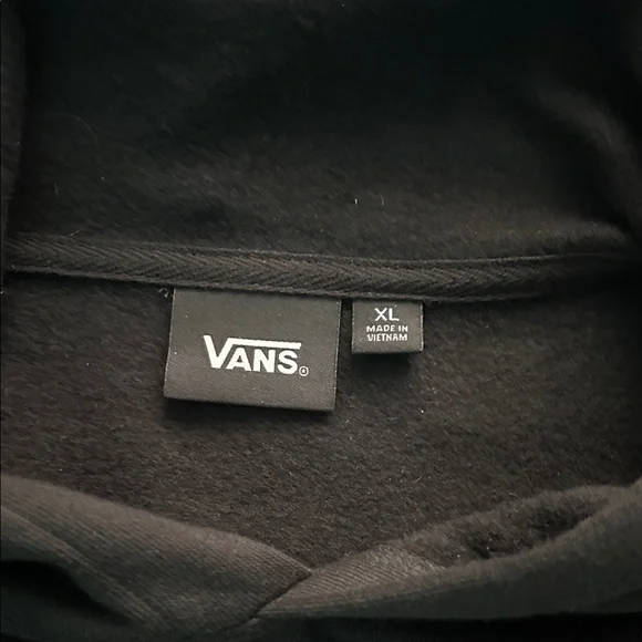 Vans Black Graphic Hoodie for Boys (unisex) - Picture 4 of 5